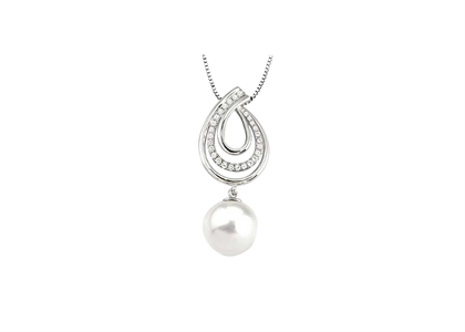 White Gold Plated | Pearl Pendants